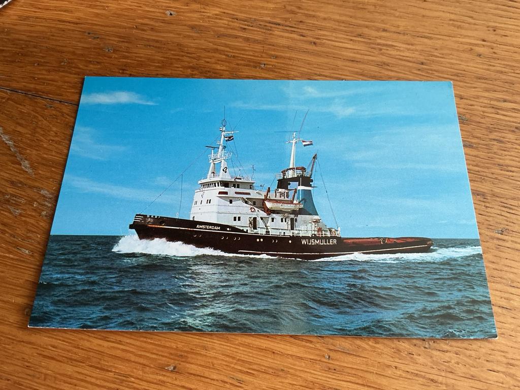 S625 sleepboot AMSTERDAM Rederij Wijsmuller IJmuiden, Ophalen of Verzenden, Noord-Holland