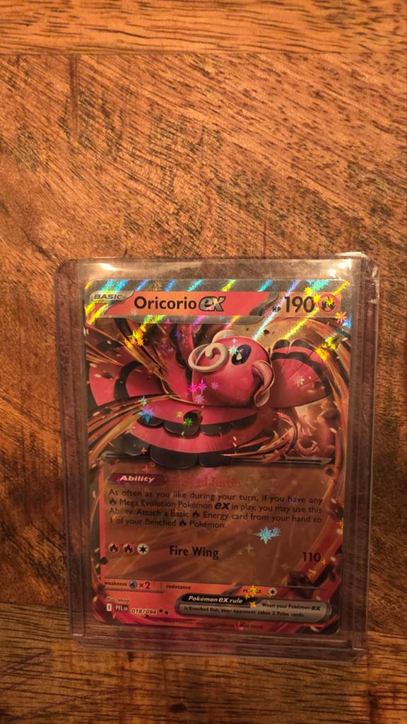 Pokémon Oricorio GX Kaart - Zo goed als nieuw, Ophalen of Verzenden, Zo goed als nieuw, Losse kaart