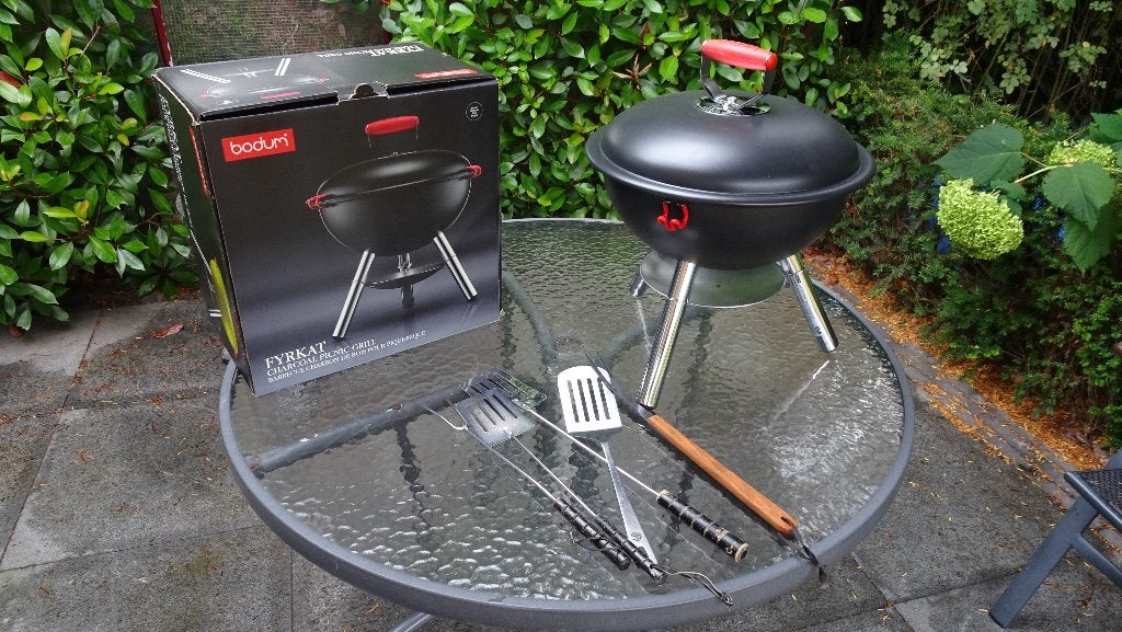 barbeque Fyrkat, Ophalen, Zo goed als nieuw, Overige merken, Met accessoires