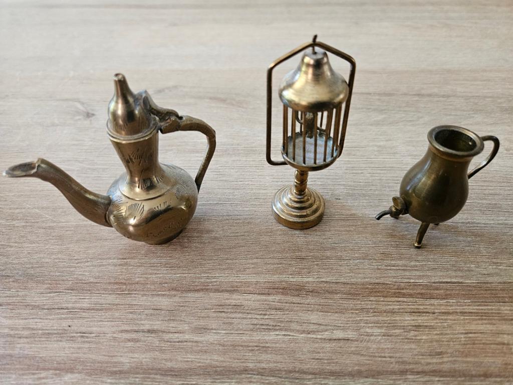 Drie koperen objecten, Ophalen of Verzenden, Gebruikt