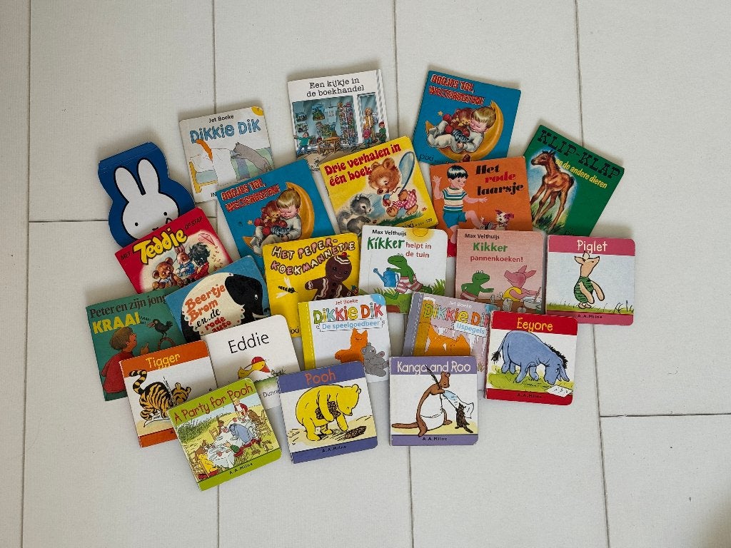 Set mini kinderboekjes Dikkie Dik Kikker Pixi ea, Boeken, Ophalen of Verzenden, Gelezen