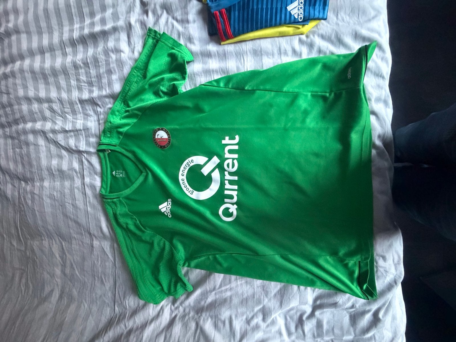 Adidas Feyenoord shirt groen - Maat xl, Maat 48/50 (M), Ophalen of Verzenden, Voetbal, Gedragen