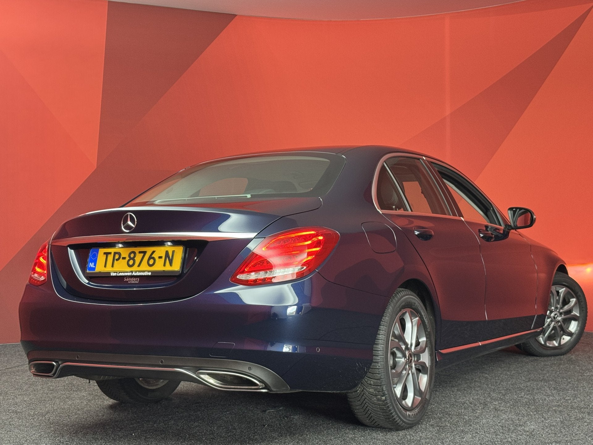 Mercedes-Benz C-Klasse 180 Business Solution | Stoelverwarmi, Automaat, Blauw, Leder en Stof, Bedrijf