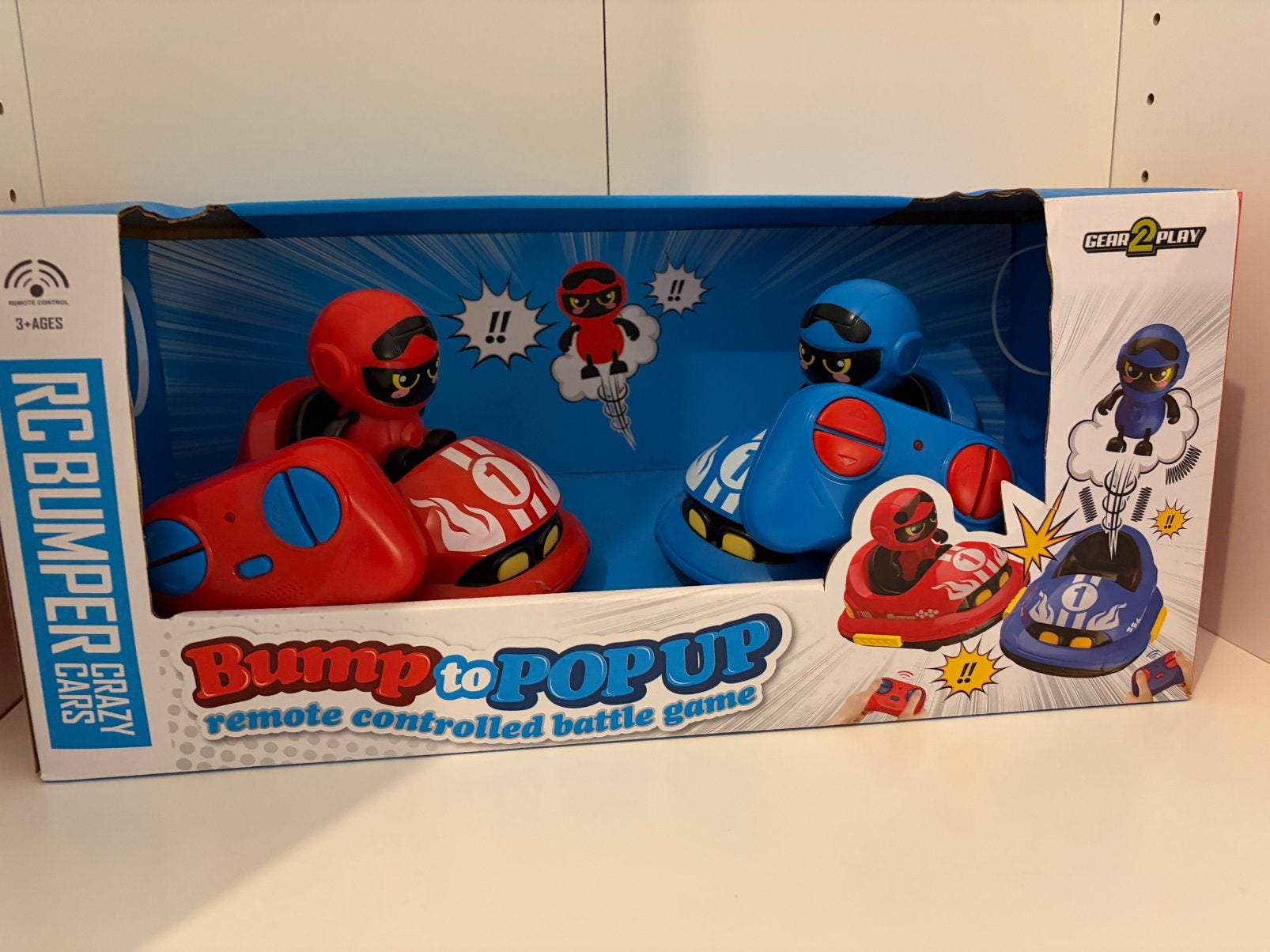 RC Bumper Crazy Cars, Ophalen, Zo goed als nieuw