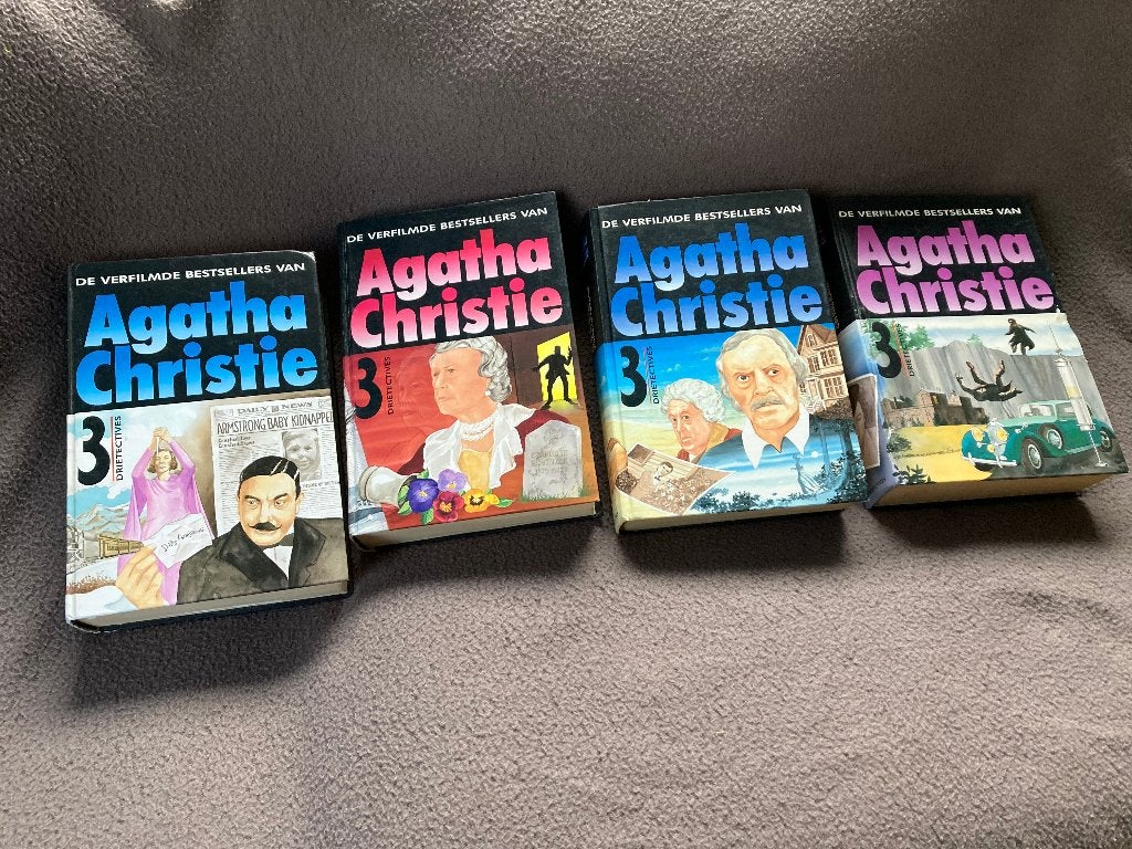 📚 Agatha Christie 3 detectives, Boeken, Detectives, Ophalen of Verzenden, Gelezen