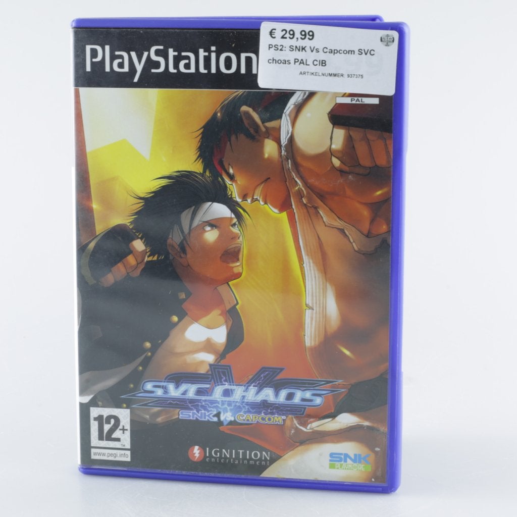 PS2: SNK Vs Capcom SVC choas PAL CIB, Spelcomputers en Games, Games | Sony PlayStation 2, Playstation, Gebruikt, Support@playstation.com