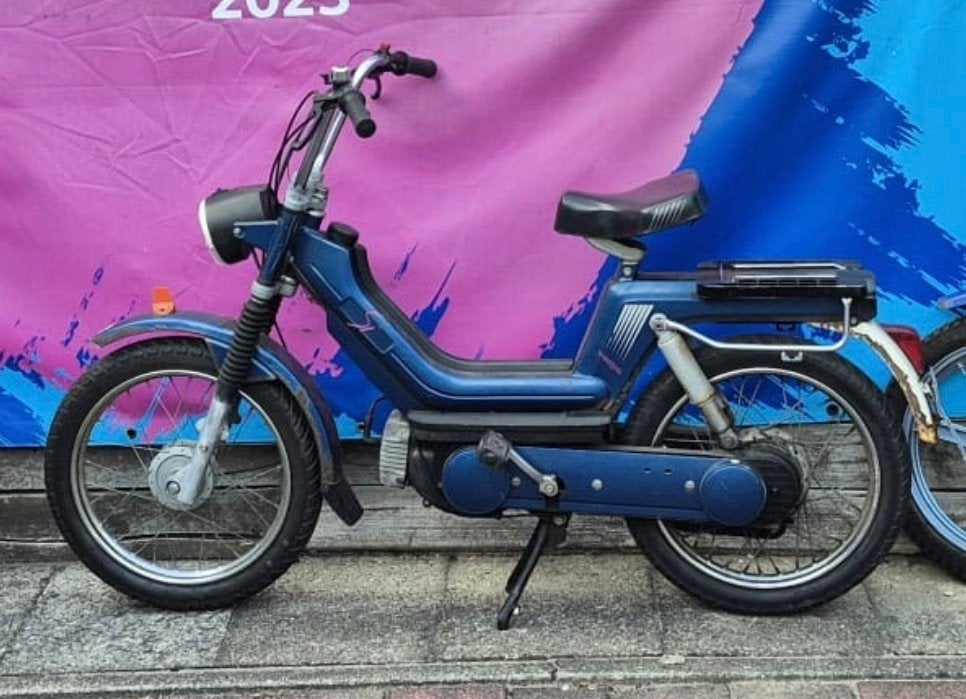 vespa piaggio si snor met blauw kenteken, Ophalen, Gebruikt