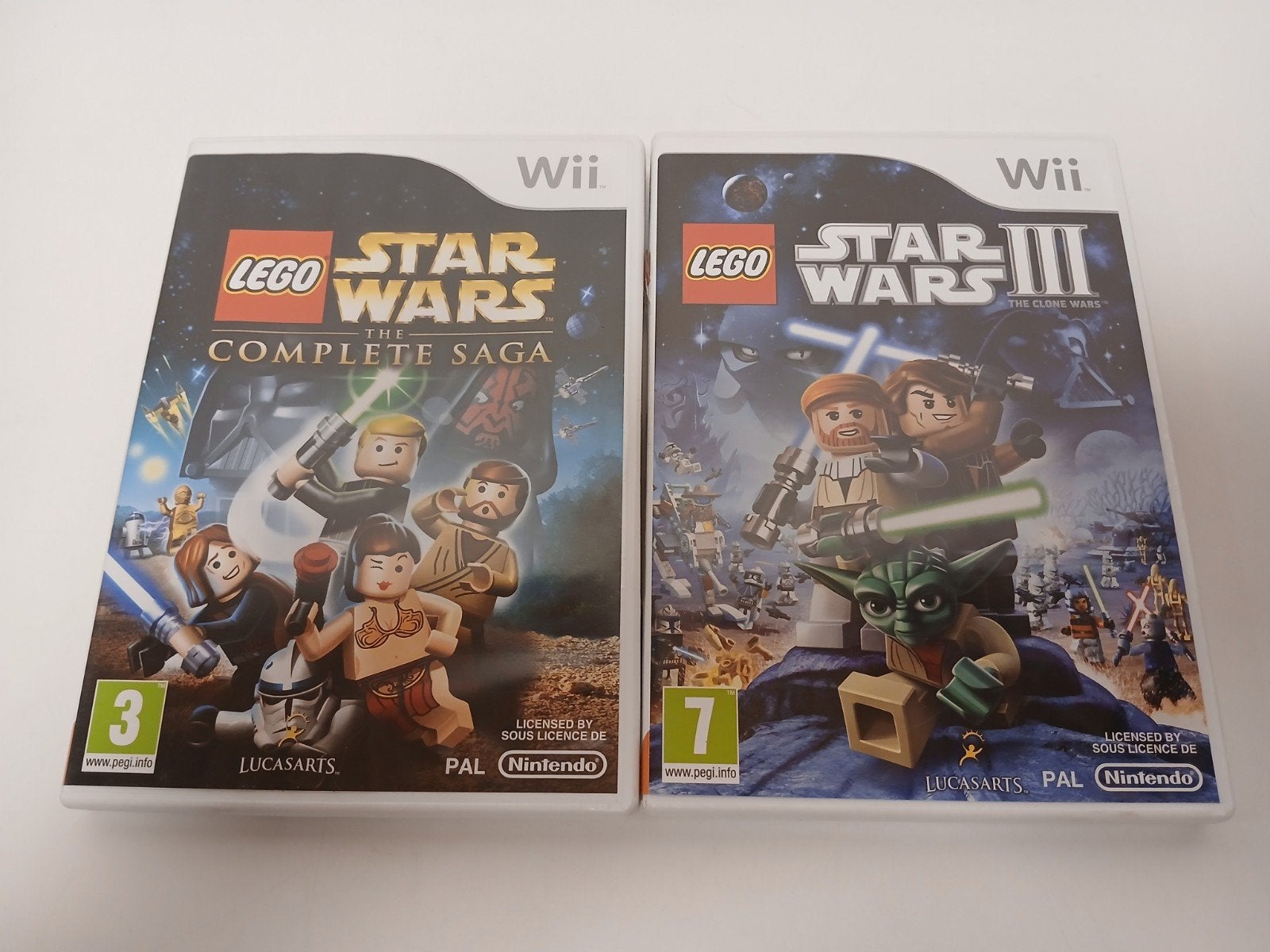 2x lego Star wars games star wars 3 en the complete saga, Avontuur en Actie, 1 speler, Ophalen of Verzenden, Zo goed als nieuw