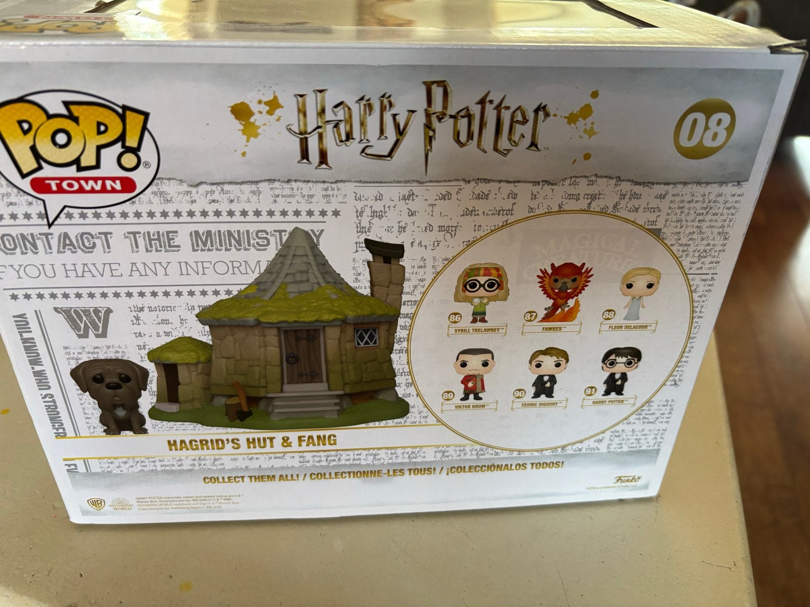 Funko Pop! Town Harry Potter: Hagrid's Hut & Fang, Ophalen of Verzenden, Nieuw