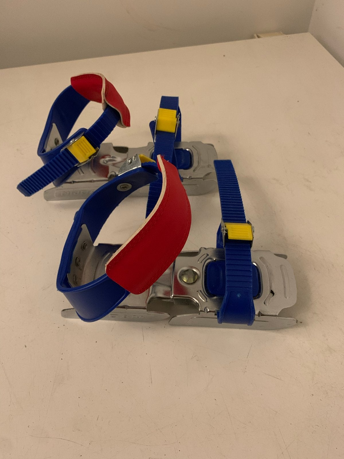 Verstelbare Onderbindschaatsen voor Kinderen - Blauw/Rood, Ophalen, Zo goed als nieuw, Overige typen, Overige merken
