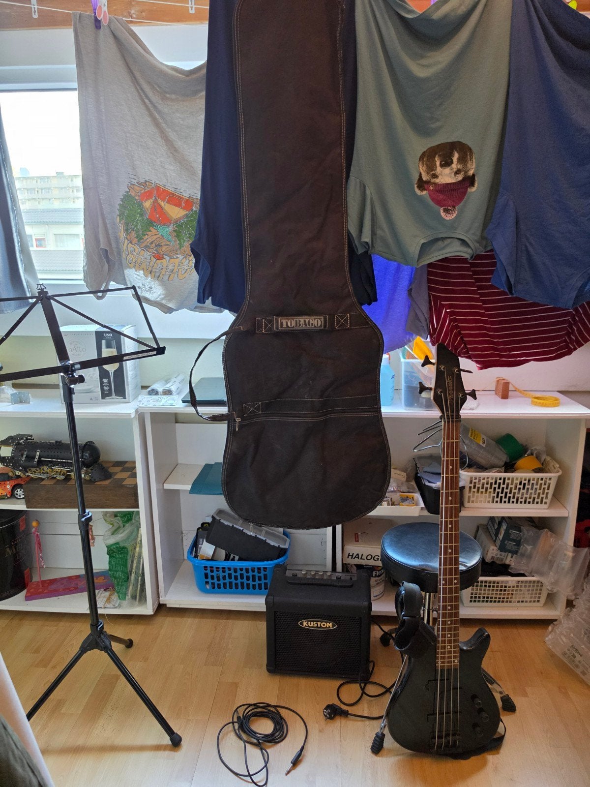 Complete Basgitaar Starterset voor Beginners, Ophalen, Gebruikt, Elektrisch