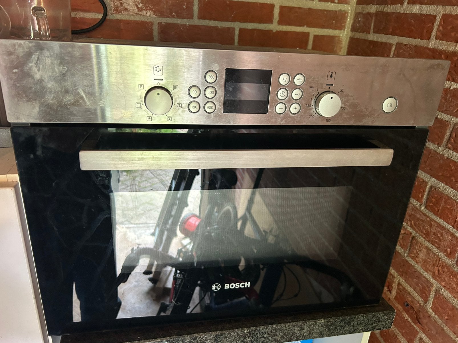 Inbouw oven & magnetron, Witgoed en Apparatuur, Ophalen, Gebruikt, Bosch, Combi-oven