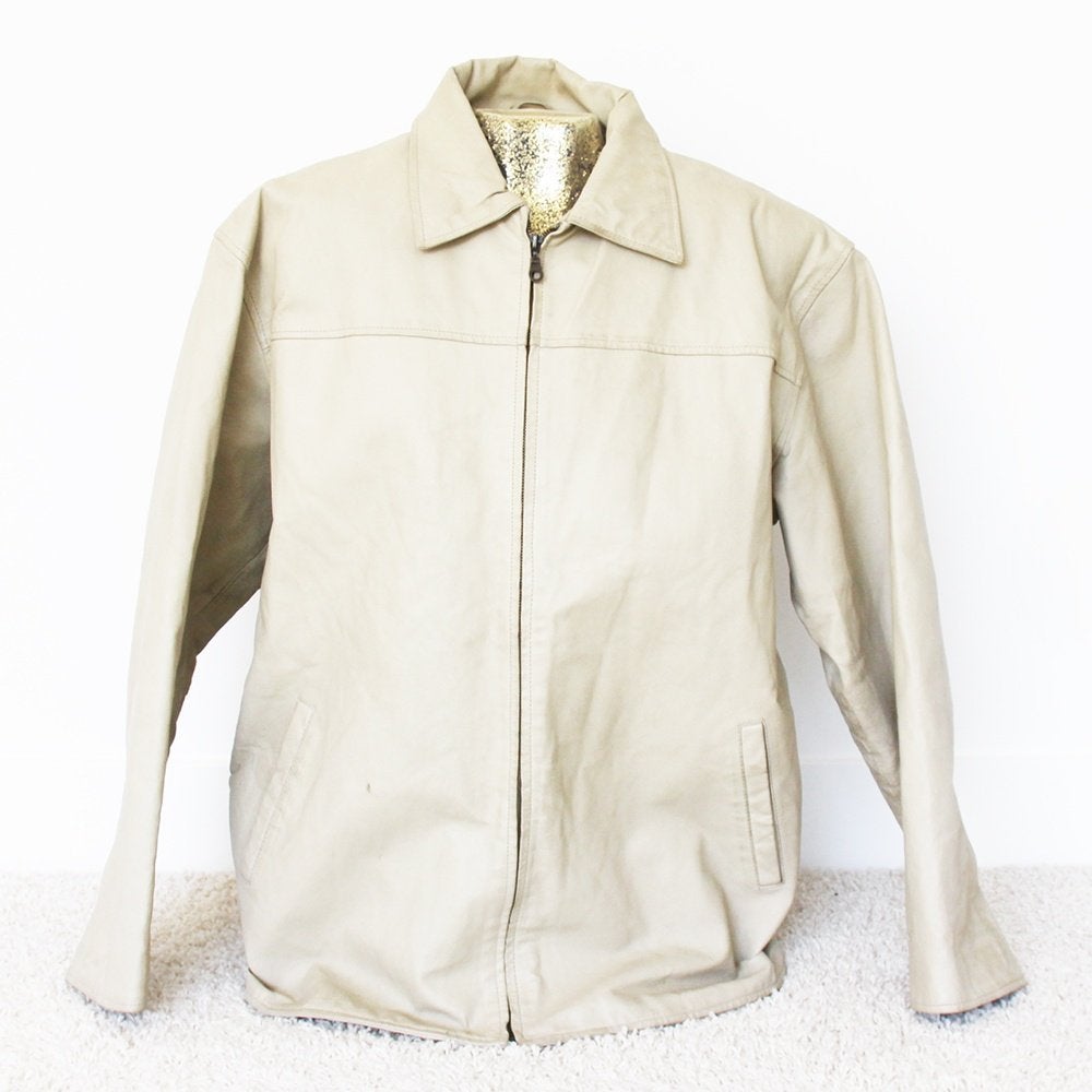 Warm Gevoerde Leren Lucky Leather Vintage Jas* (L) € 45,-
