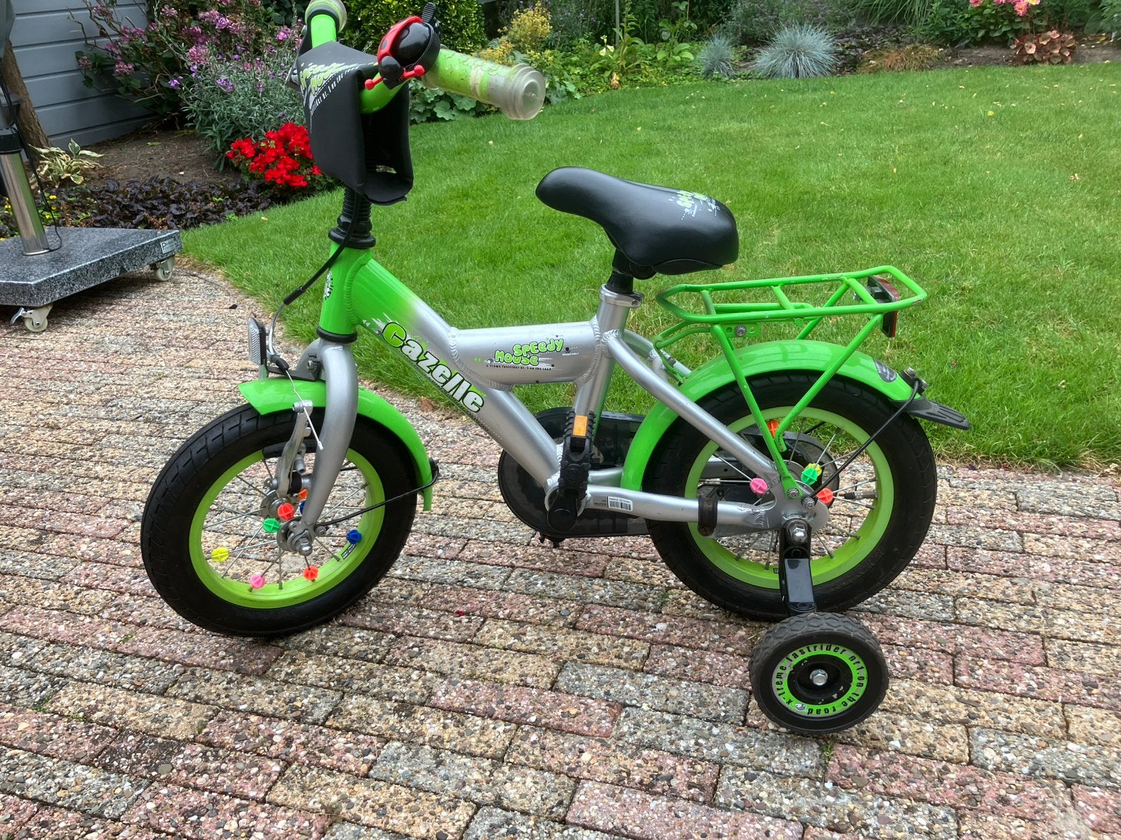 Gazelle kinderfiets 12”, Fietsen en Brommers, Fietsen | Kinderfietsjes, Ophalen, Terugtraprem, Zijwieltjes, Minder dan 16 inch