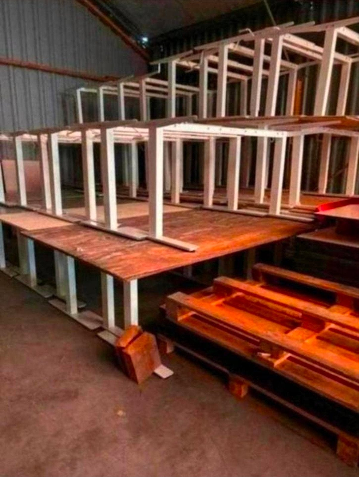 IKEA TROTTEN Bureau onderstellen - in hoogte verstelbaar, Ophalen of Verzenden