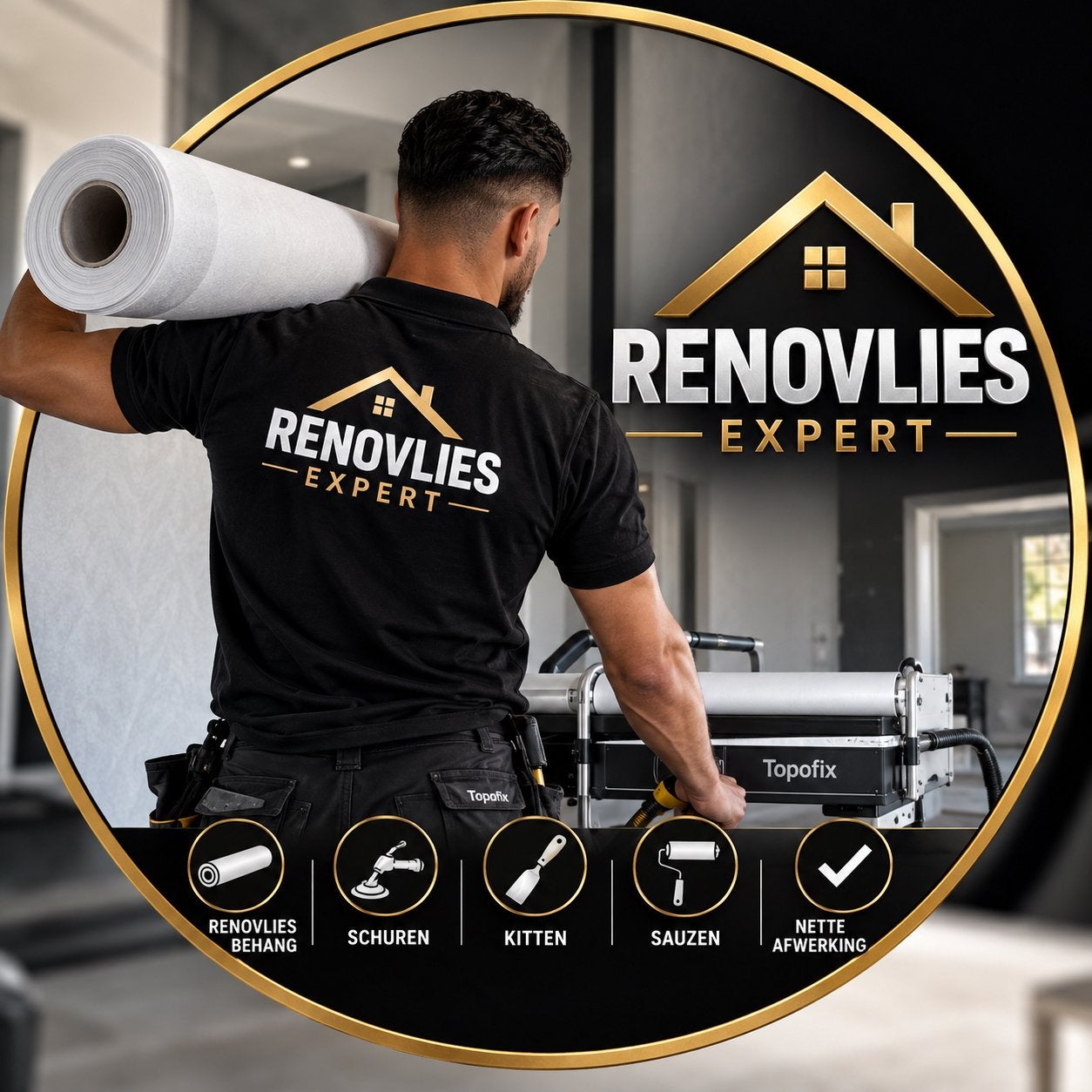 RENOVLIES BEHANGEN  € 7,50 PER M² DOOR HEEL NL, Garantie, Behangen