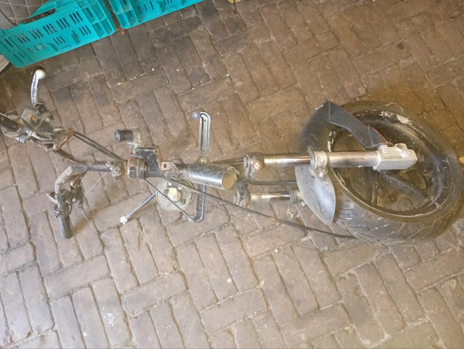 Aprilia SR onderdelen: Voorvork, Koplamp, Kilometerteller, Fietsen en Brommers, Ophalen of Verzenden, Gebruikt, Koplamp, Aprilia