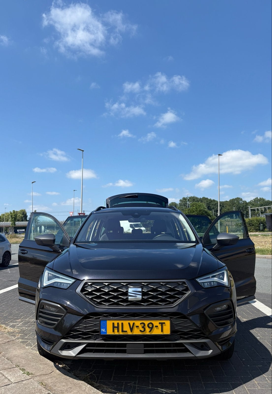 Seat Ateca 1.5 Ecotsi 150pk Dsg-7 2022 Zwart, Auto's, Seat, Euro 5, 1325 kg, 1498 cc, Zwart
