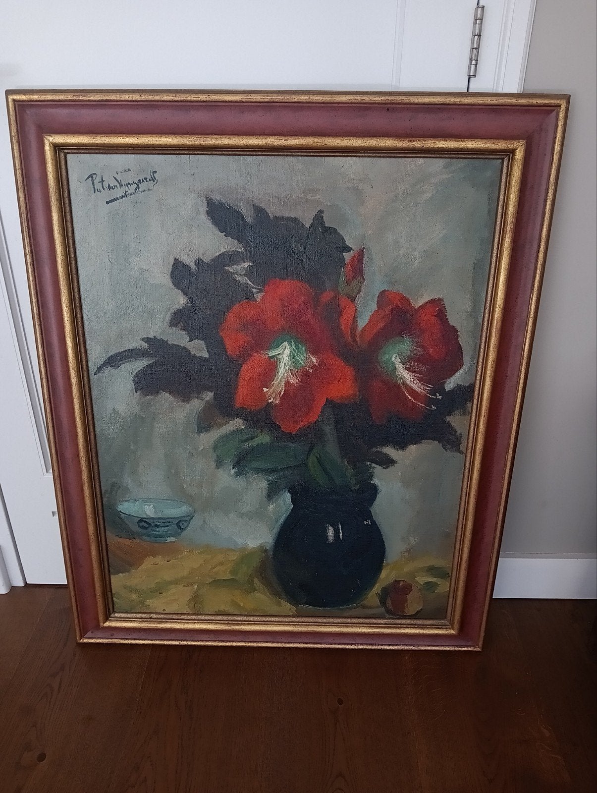 Schilderij Piet van Wijngaerdt, Ophalen