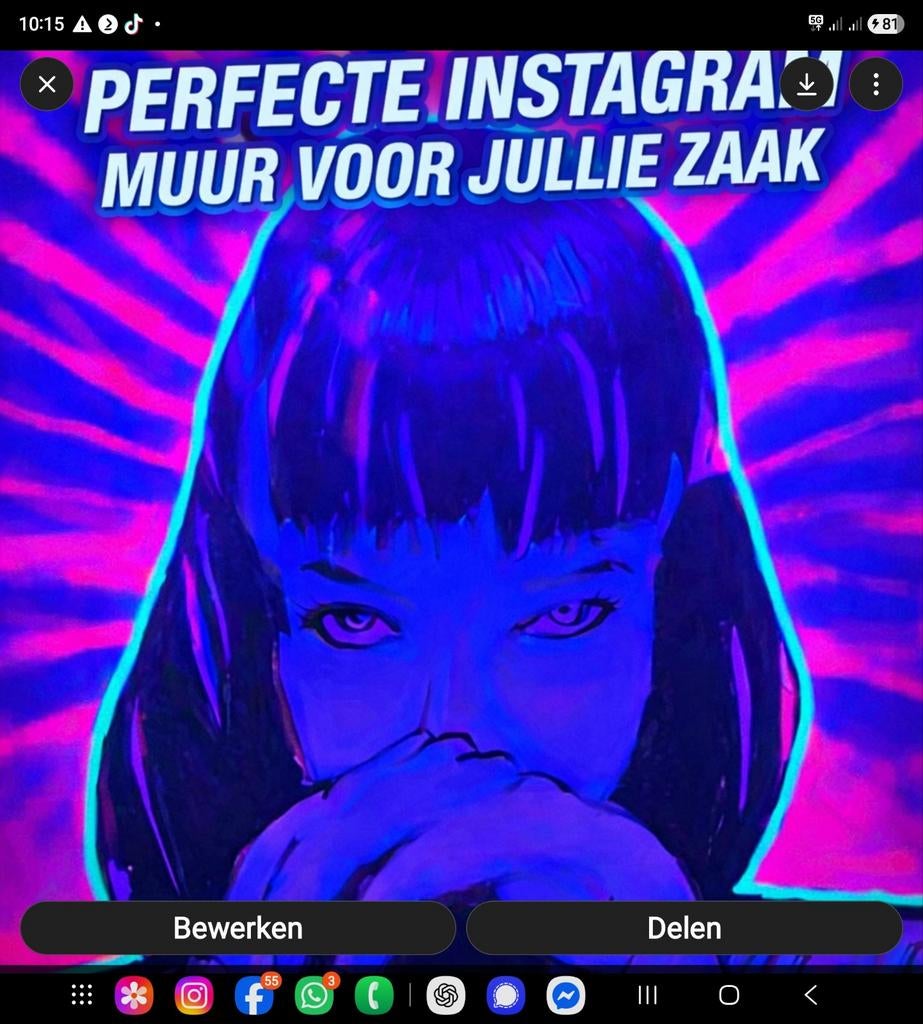 Hi,
Ik ben Tjep, neon-art kunstenaar uit Amsterdam (graffiti, Ophalen of Verzenden, Nieuw