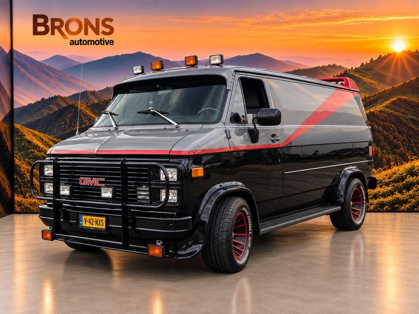 GMC Van A-team G20 van compleet met interieur, Auto's, Automaat, Gebruikt, 8 cilinders, Overige carrosserieën