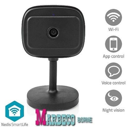 Binnen camera Full HD Wi-Fi, SmartLife indoorcamera 1080P, Overige merken, Nedis SmartLife, Nieuw, Info@marbeco.nl