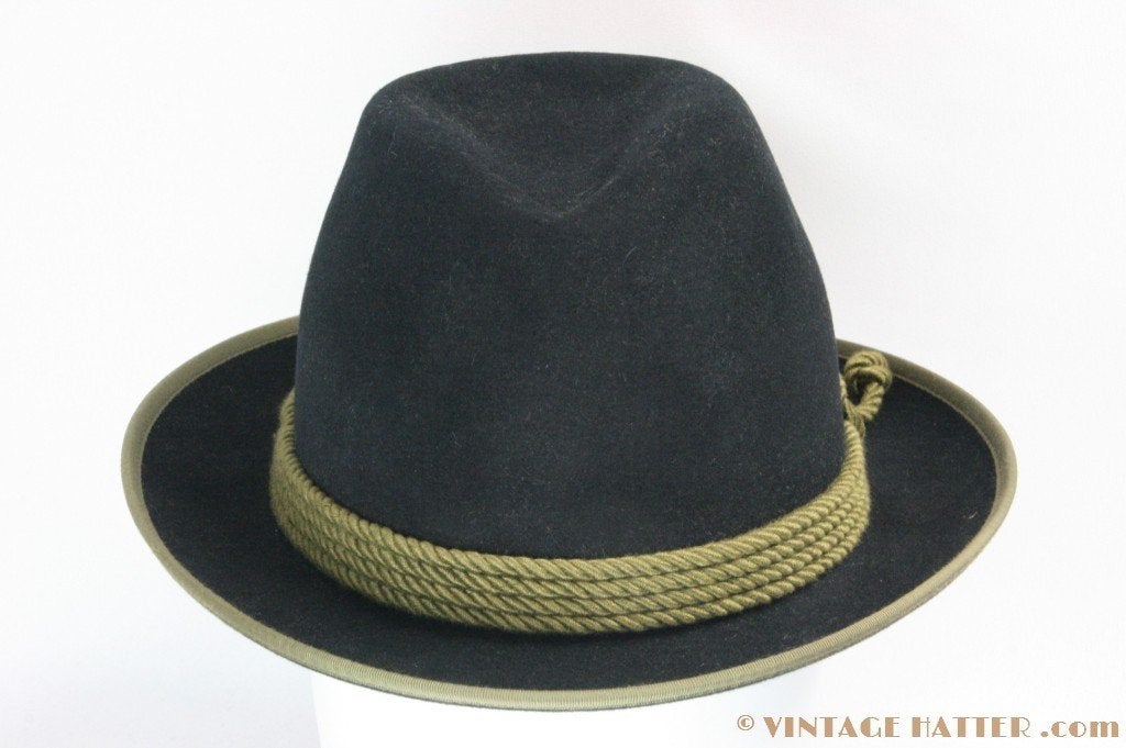 Vintage Jacht gleufhoed Habig zwart 57 gratis verzenden NL, Kleding | Heren, Hoeden en Petten, Habig, Hoed, Ophalen of Verzenden