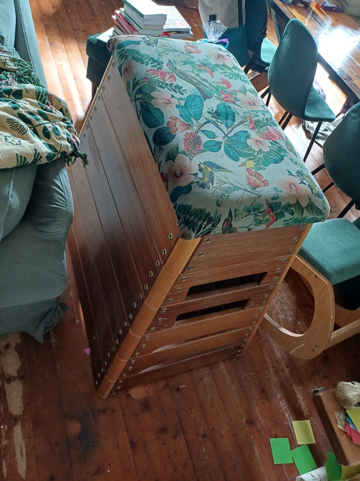 Vintage Turnkast / Gymtoestel met Nieuwe Bekleding, Ophalen