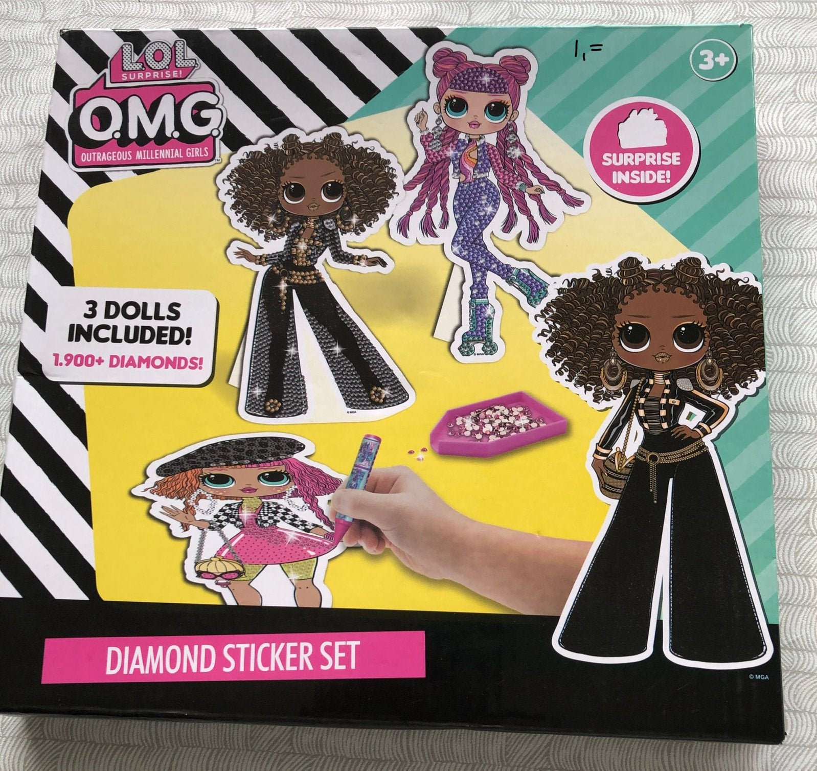 Daimond painting stickers van LOL maken nw, Ophalen of Verzenden, Nieuw, Knutselwerk