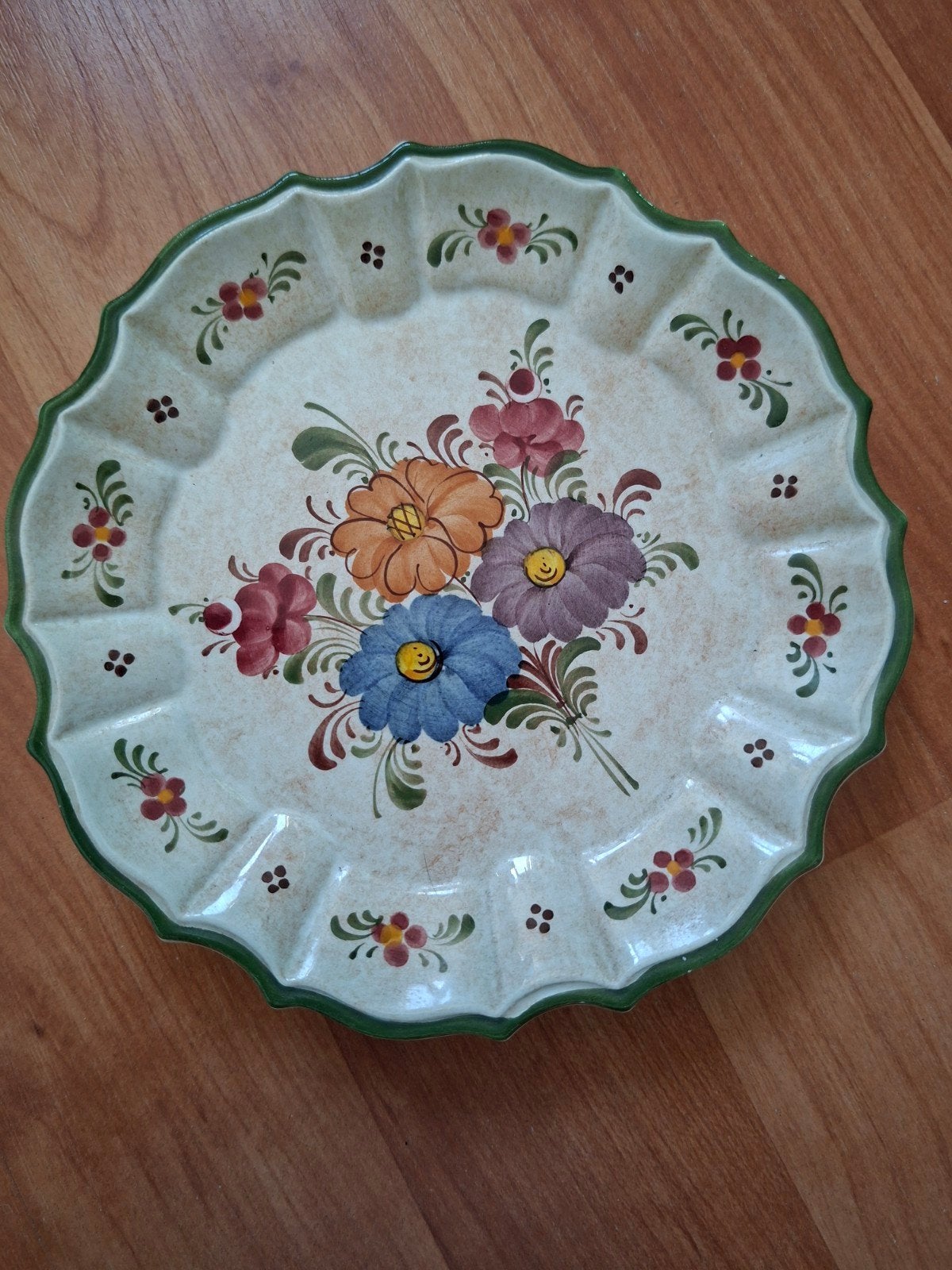 Vintage Weckler Tirolkeramik Wandbord - Handbeschilderd, Ophalen of Verzenden