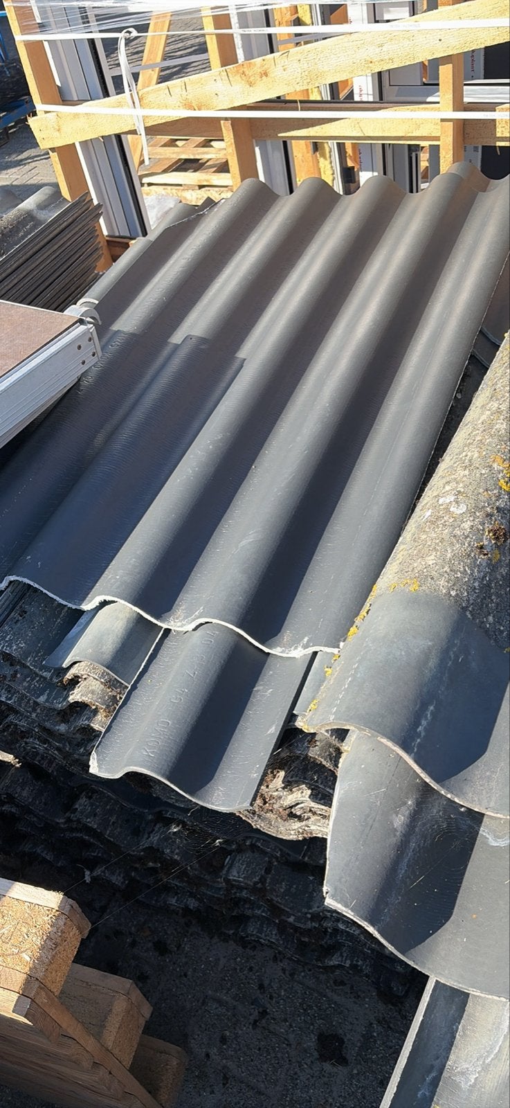 Gebruikte golfplaten, Ophalen, Overige materialen, Gebruikt, 15 m² of meer