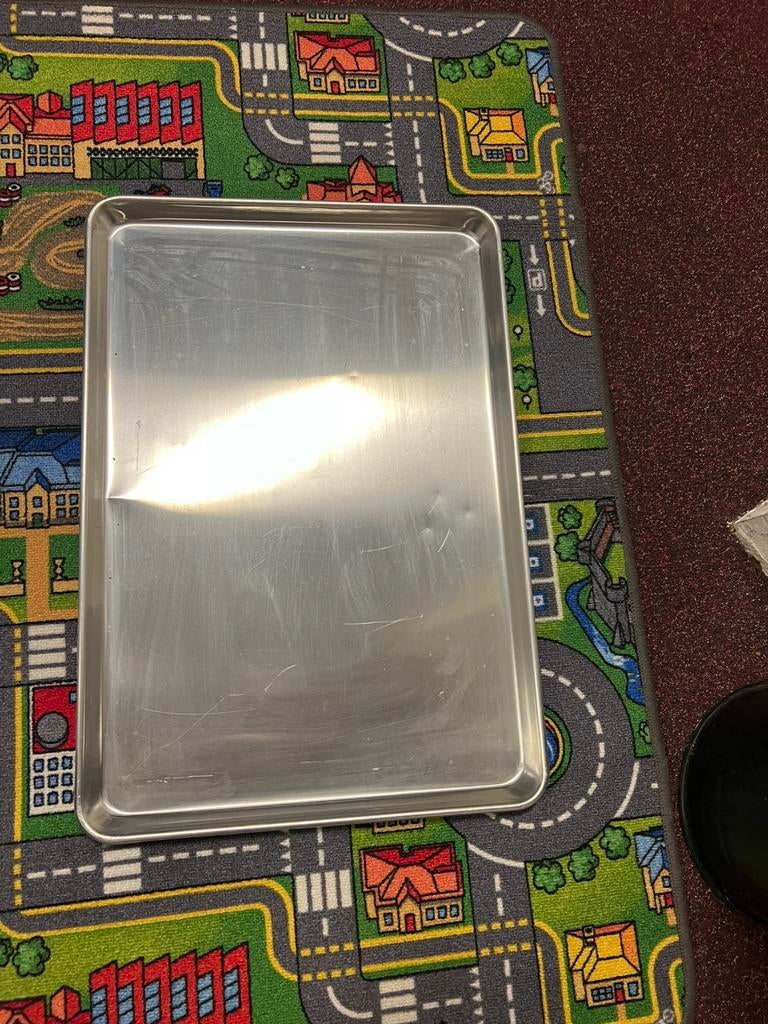 70 x Aluminium Bakplaat 65x45 zgan, Ophalen of Verzenden, Zo goed als nieuw