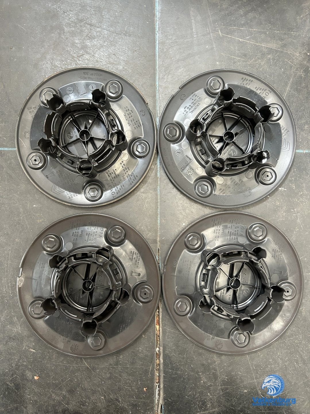ORIGINELE Opel Vivaro C naafkap naafdop wieldop set zwart, Auto diversen, Gebruikt, -, Verzenden, -