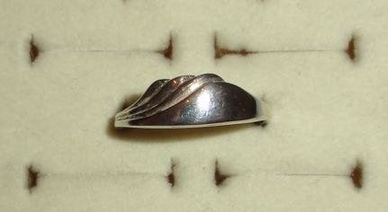 Ring zilver 835 waves, Nieuw, Ophalen of Verzenden, 17 tot 18, Dame