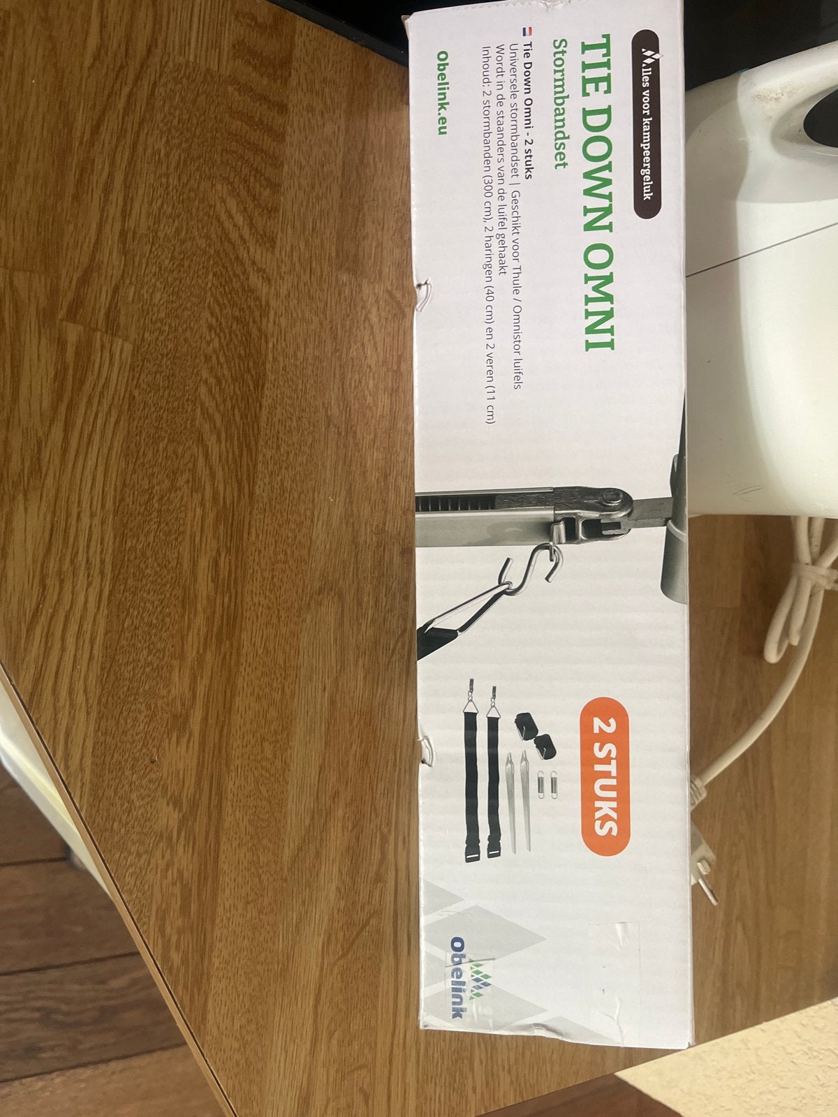 Obelink Tie Down Omni Stormbandset - 2 stuks, Verzenden, Nieuw