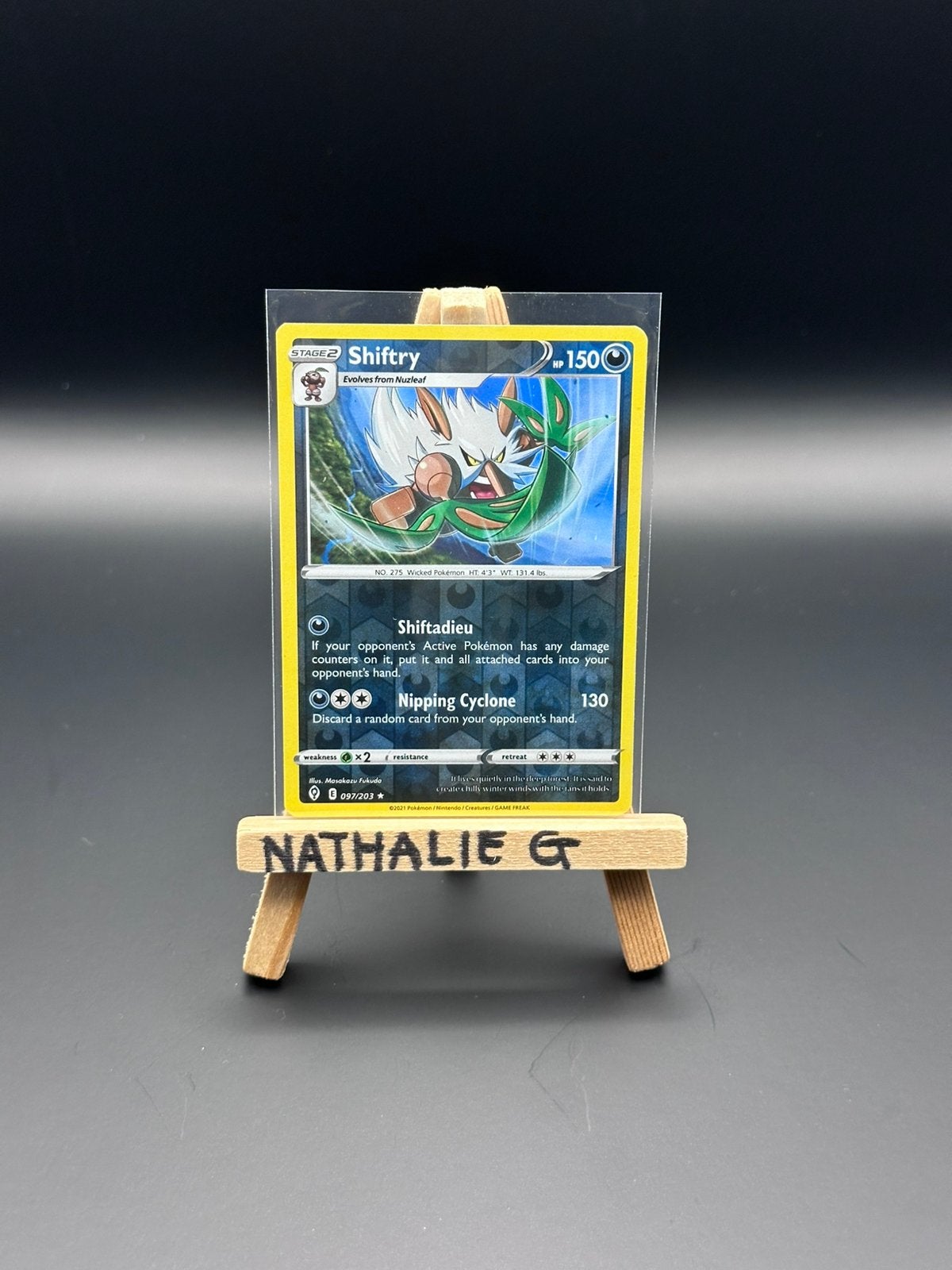 Shiftry reverse 097/203 Pokemon Evolving Skies, Ophalen of Verzenden, Nieuw, Losse kaart