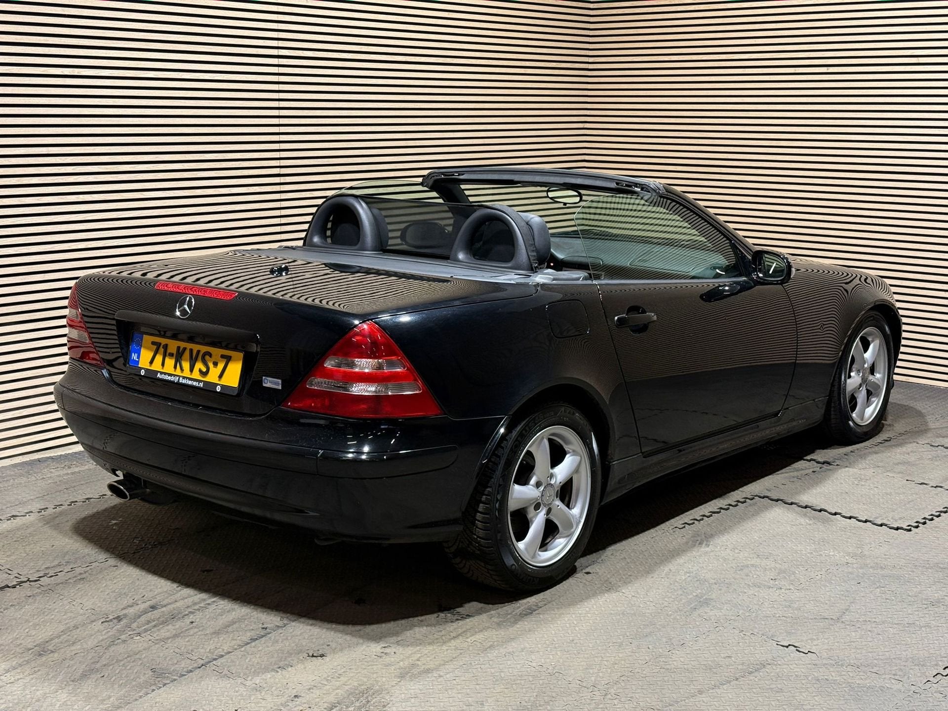 Mercedes-Benz SLK-klasse 320 | 6-Cilinder | Leder | Airco |, Auto's, Mercedes-Benz, Gebruikt, Zwart, Cabriolet, Zwart