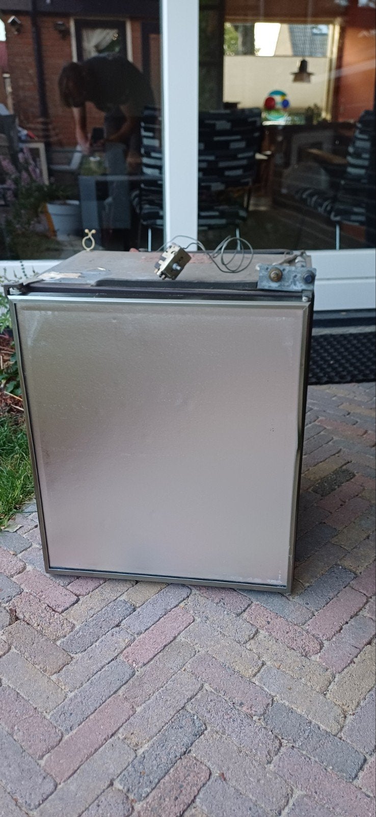 Oude Electrolux adsorbtiekoelkast op 230V, 12V of gas, Ophalen, Gebruikt