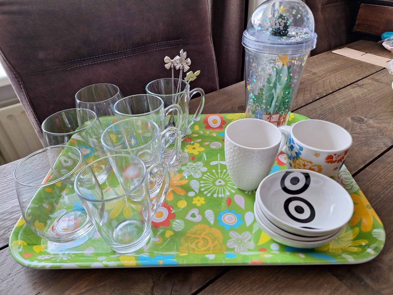 gratis glazen, mokken en lepeltjes, Ophalen, Porselein, Overige stijlen, Kop(pen) en/of Schotel(s)