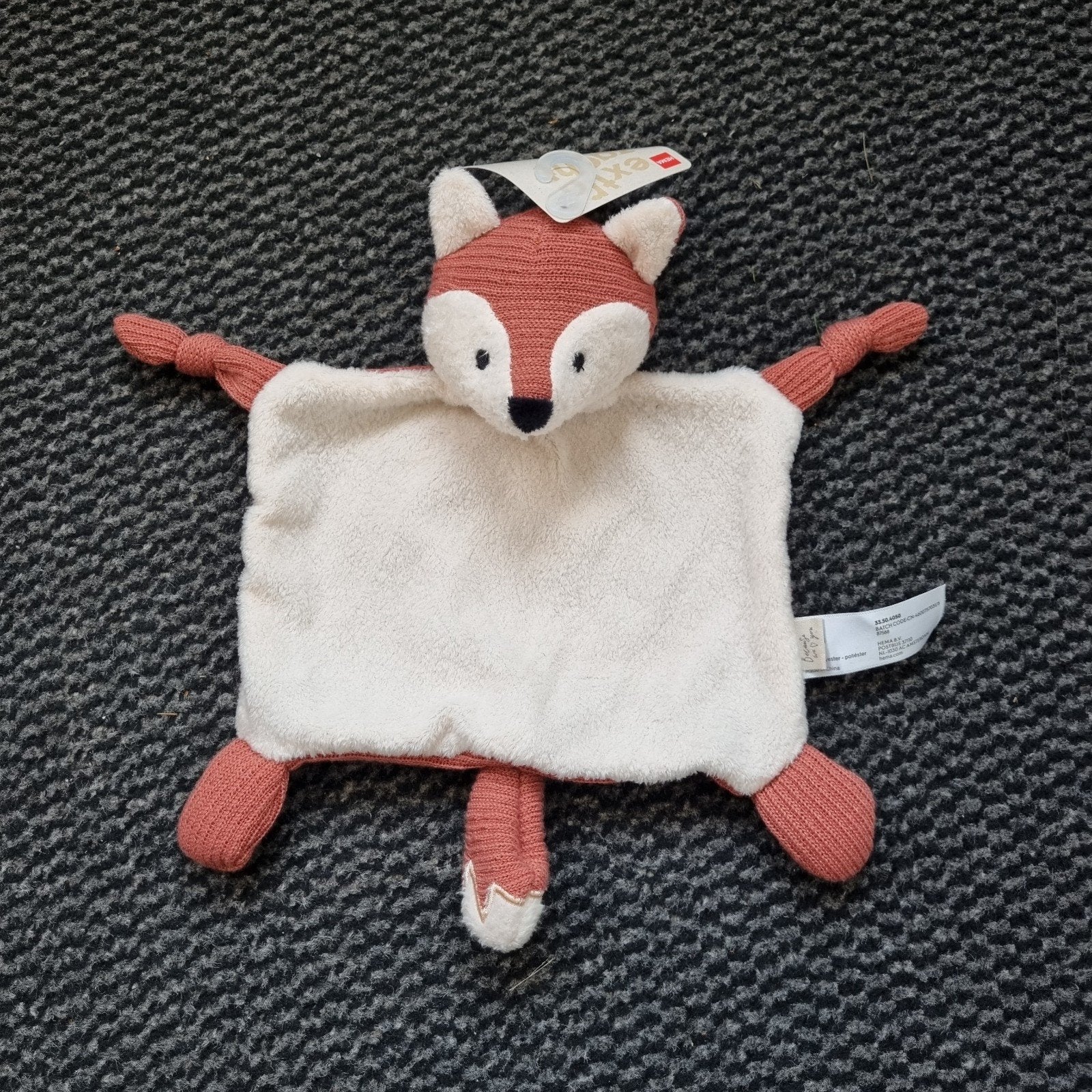 Nieuwe hema knuffel vos knuffeldoekje, Ophalen of Verzenden, Nieuw, Overige typen