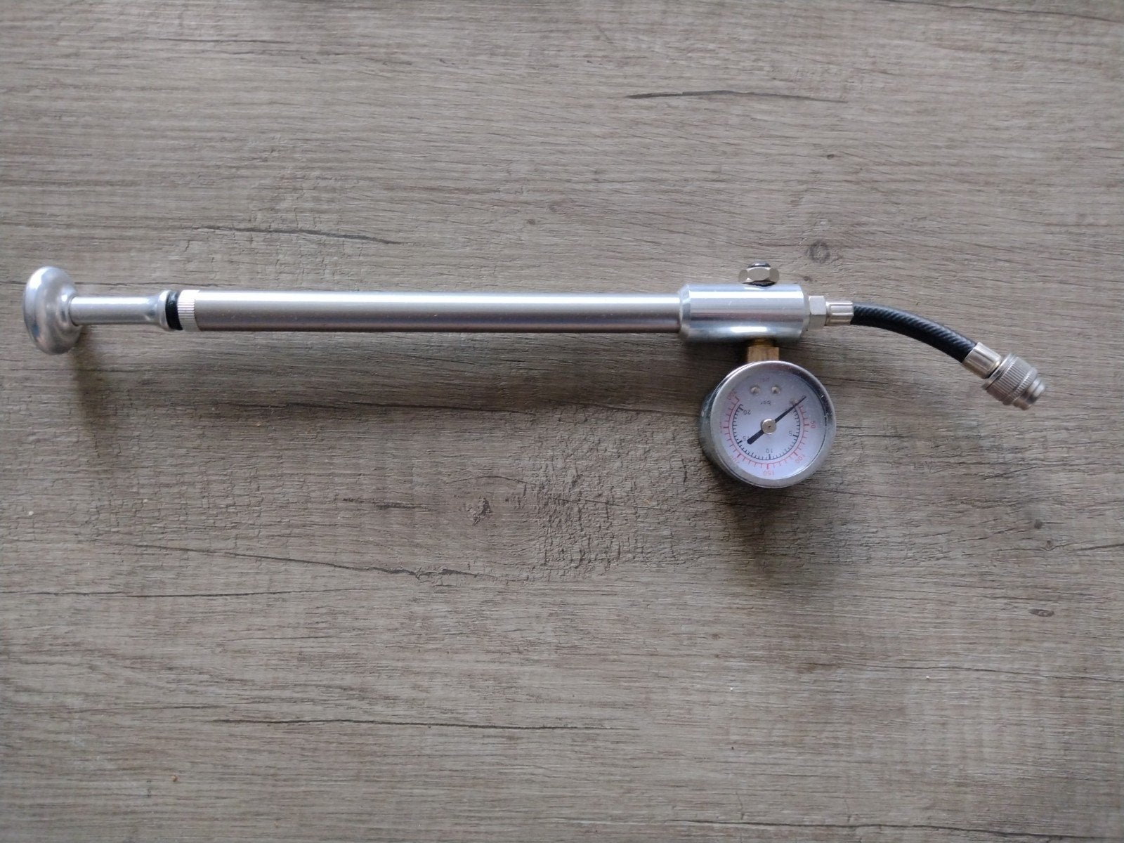Koga Founder S vouwfiets pompje met drukmeter, Ophalen of Verzenden, Drukmeter, Gebruikt