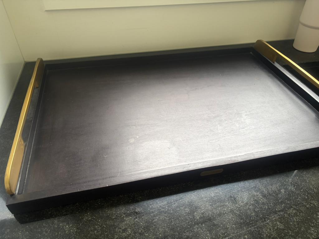 Rivièra Maison dienblad Manhattan 60x40 zwart, Ophalen, Zo goed als nieuw