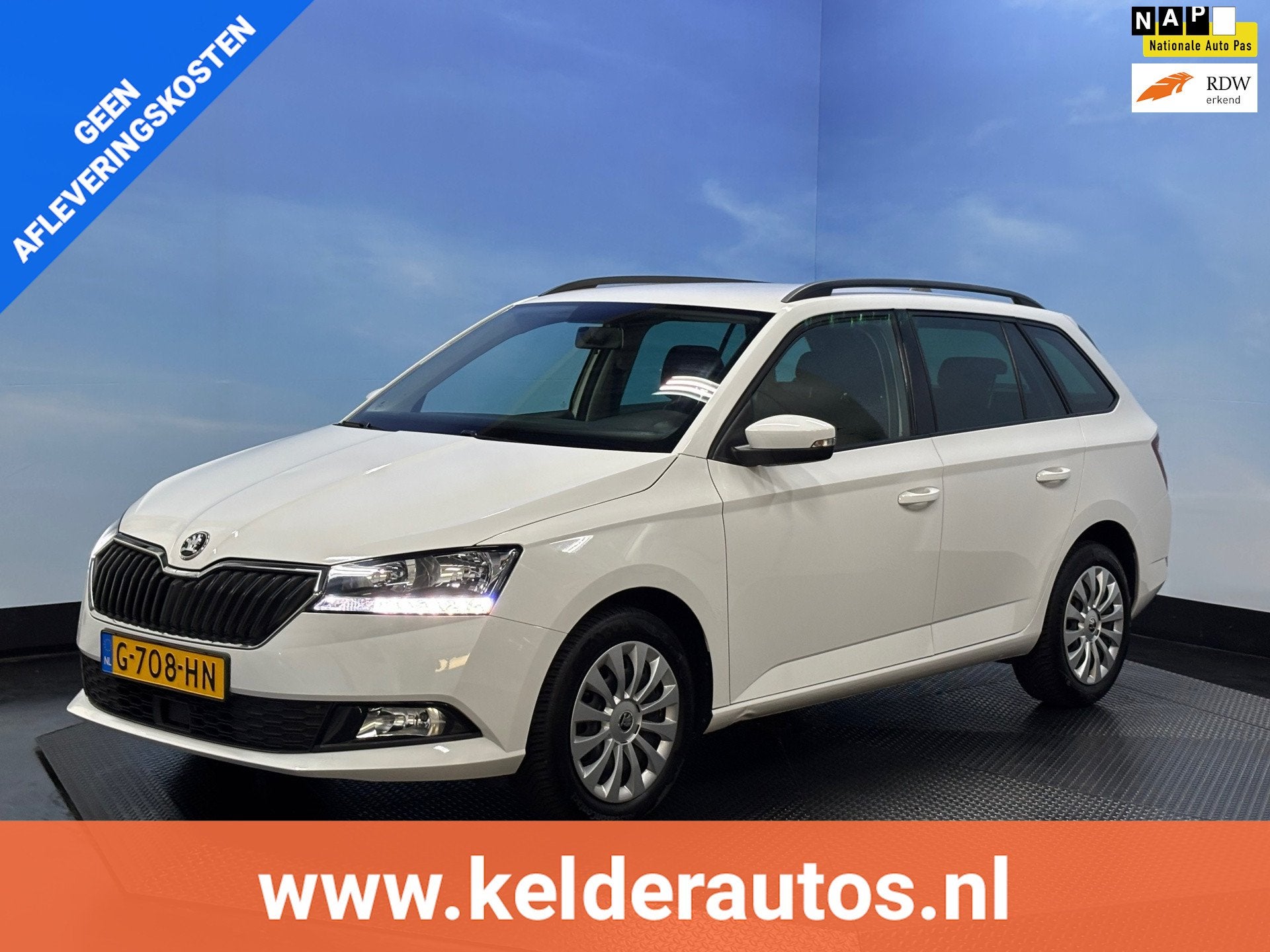 Skoda Fabia Combi 1.0 TSI Ambition Airco | Cruise | Navi | T, Voorwielaandrijving, Stof, Euro 6, 95 pk