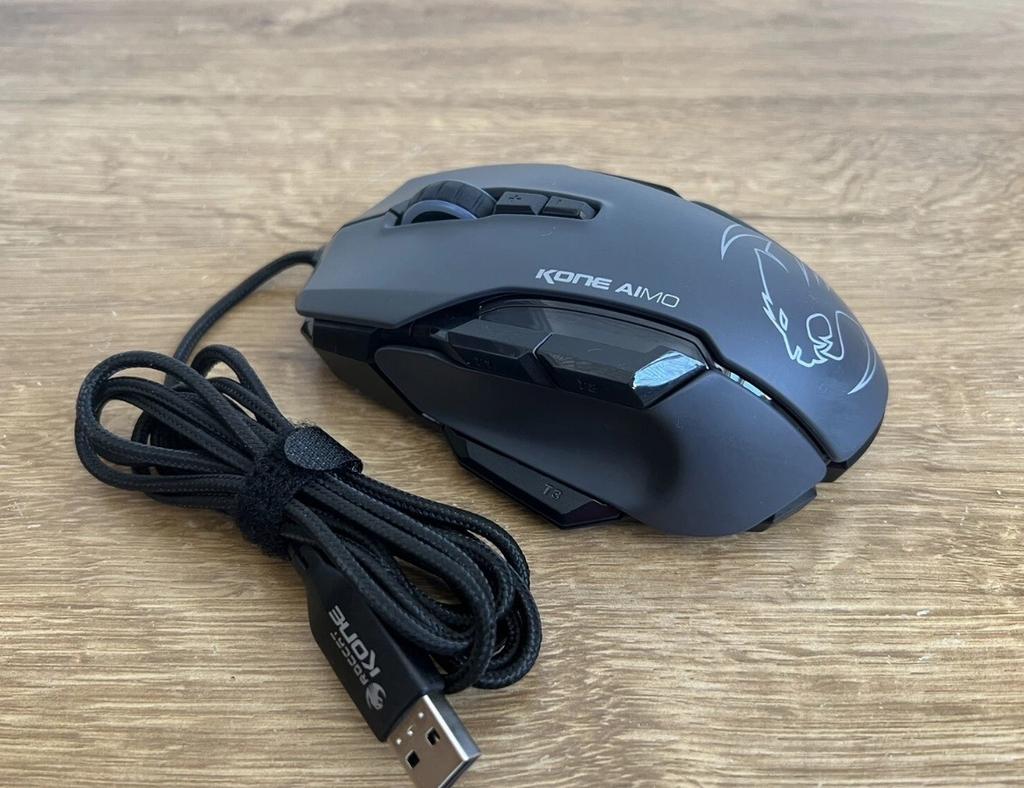 Roccat Kone Aimo ROC 11-815GY gaming muis bedraad nwst, Rechtshandig, Muis, Gaming muis, Ophalen of Verzenden