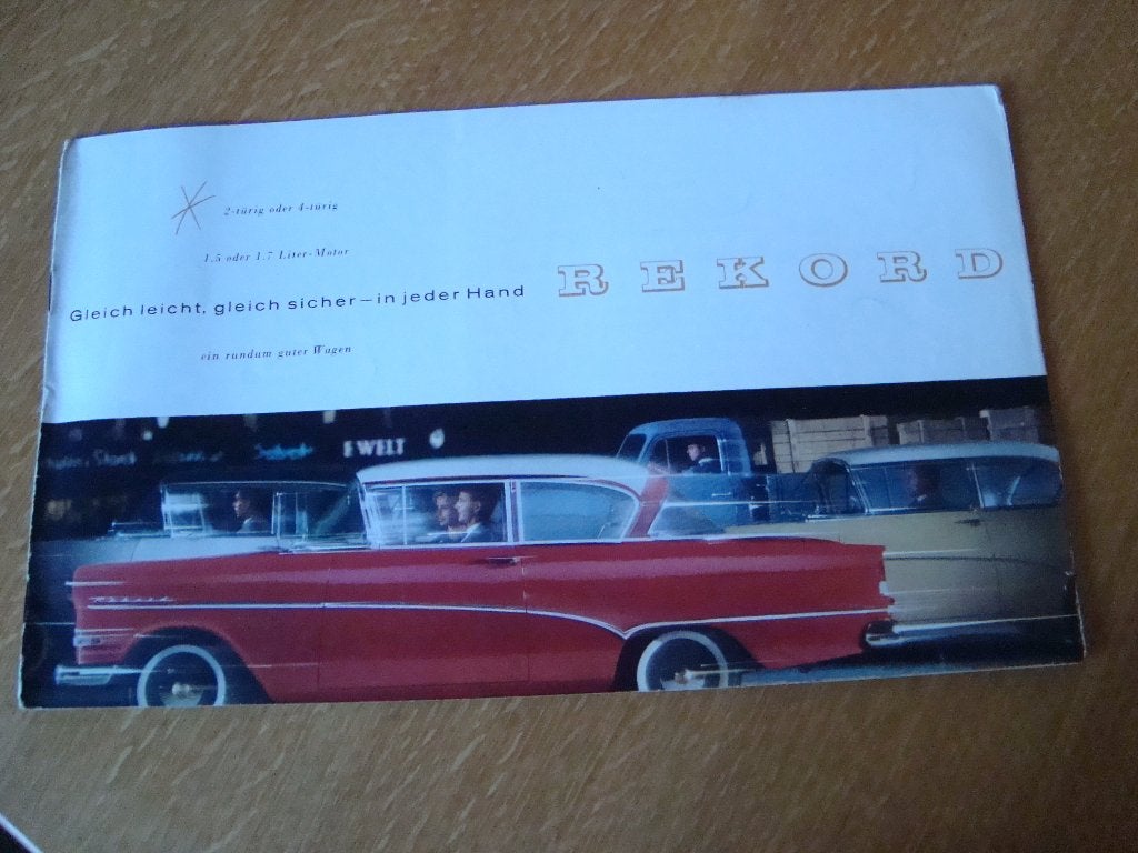 Opel record, Ophalen of Verzenden, Nieuw