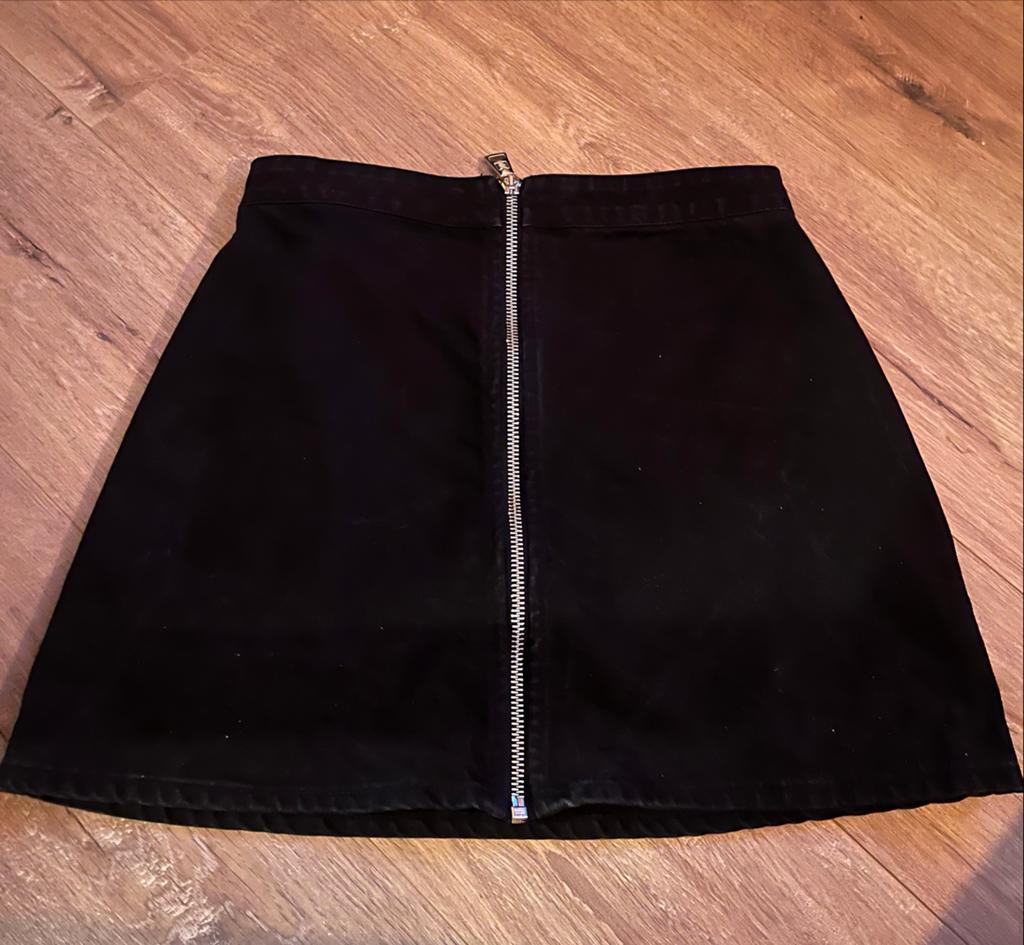Nikkie by Kate Moss Zwarte spijkerrok maat 40, Ophalen of Verzenden, Gedragen, Maat 38/40 (M), Zwart