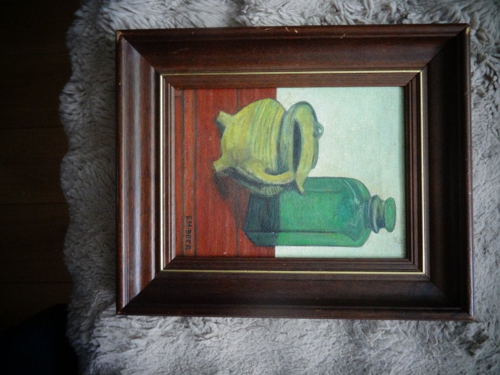 schilderijtje, Doek, Realistisch, Ophalen of Verzenden, Olieverf