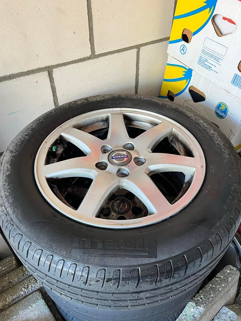 Volvo Velgen 16 inch V70, Auto-onderdelen, Banden en Velgen, Ophalen, Gebruikt, 16 inch, Banden en Velgen