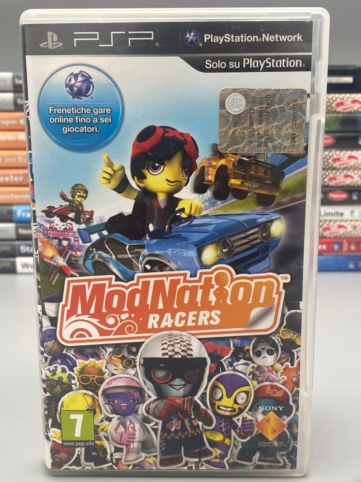 ModNation Racers - PSP PlayStation Portable Game - Compleet, Gekoppelde computers, Racen en Vliegen, 2 spelers, Ophalen of Verzenden