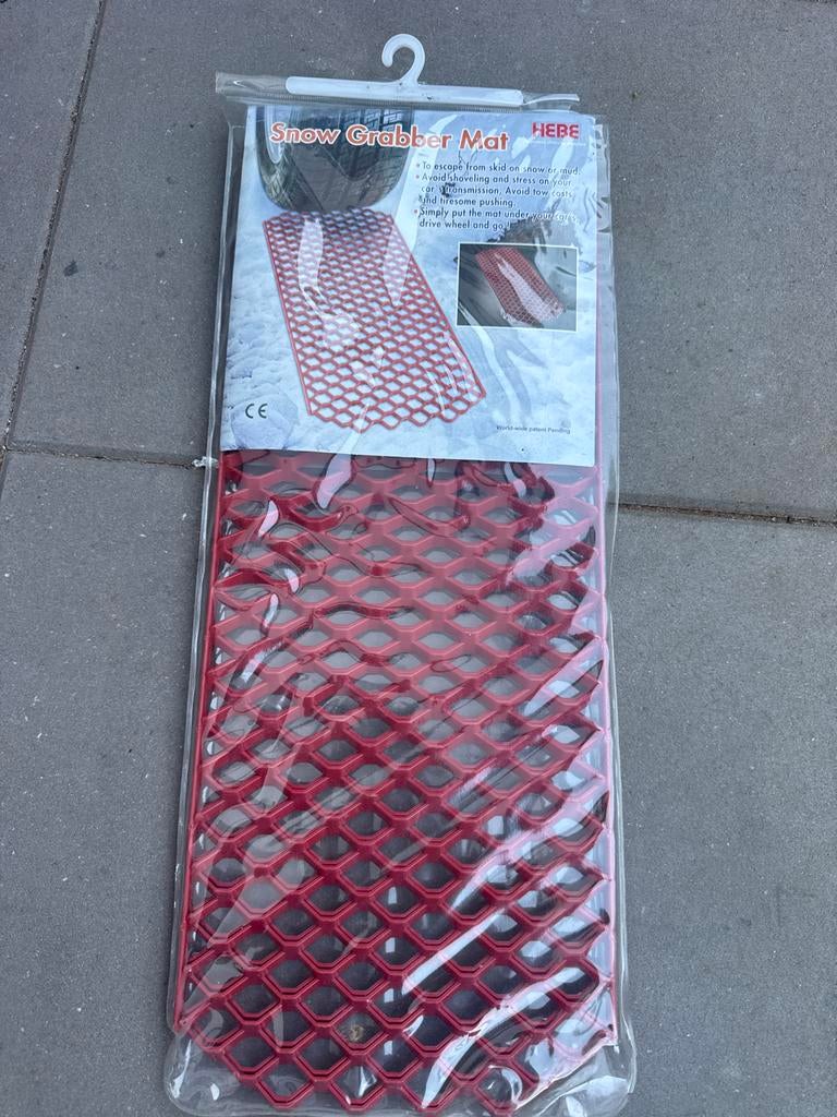 Snow Grabber Mat - Antislipmat voor sneeuw en modder, Auto diversen, Ophalen of Verzenden, Nieuw
